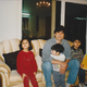 Junaid Jamshed, center, with the author, age 7, right. Via the author.